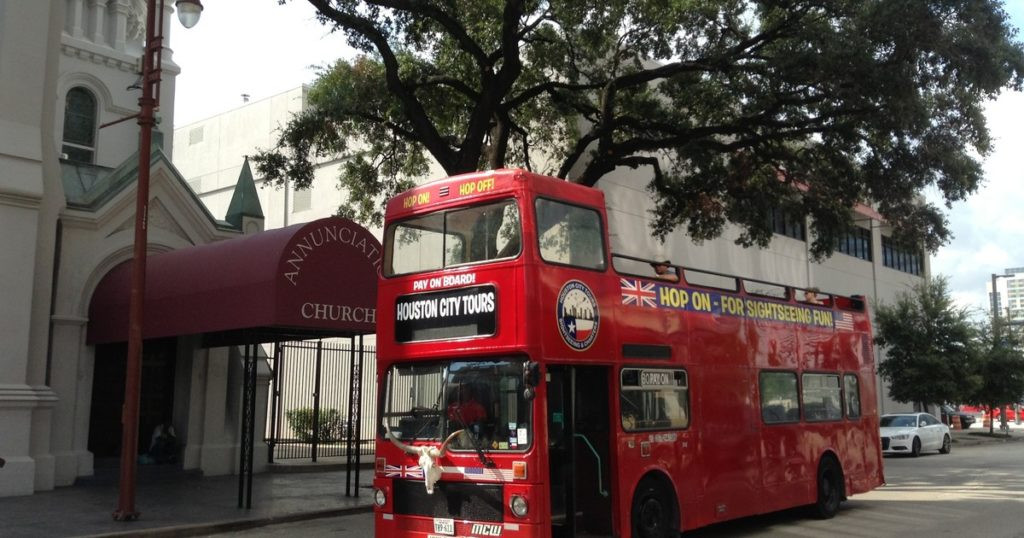 Double Decker Bus, Houston, Texas